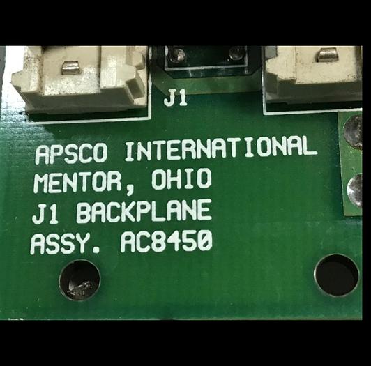 Used APSCO Van Dorn Rack Circuit Board AC8450 USED