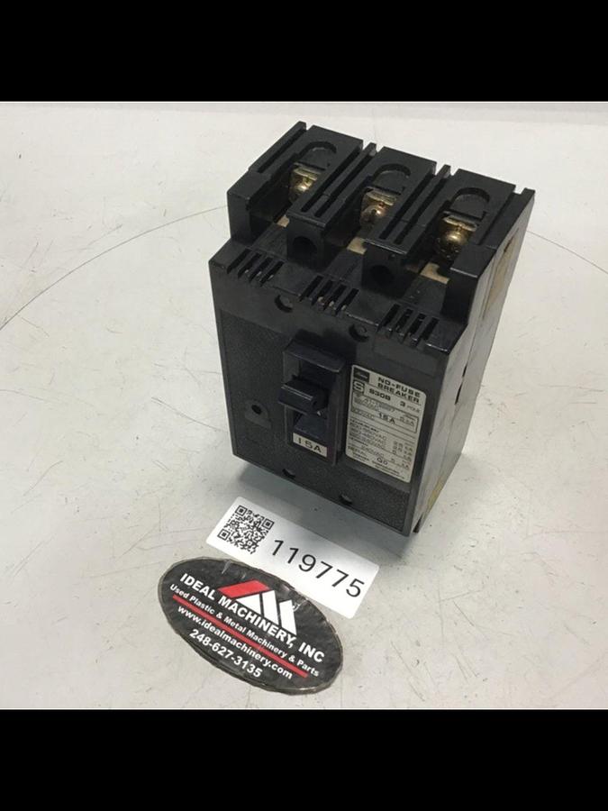 Used TOSHIBA 15 Amp Circuit Breaker S30B-3P-15A USED