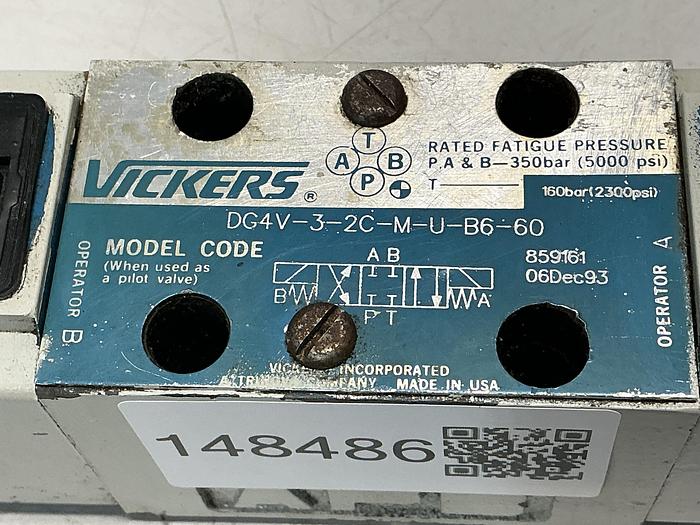 Used TOKIMEC DG4V-3-2C-M-U-B6-60
