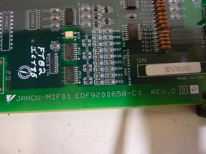 Used YASKAWA Card Module JANCV-MIF01 #66202
