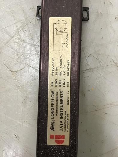 Used DATA INSTRUMENTS Linear Transducer F65024101 #141095