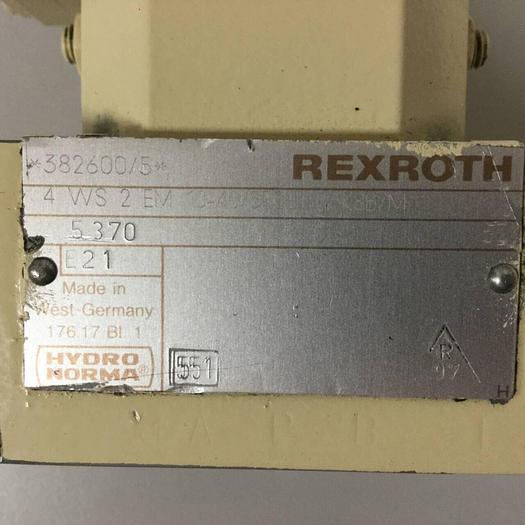 Used REXROTH Proportional Servo Valve 4WS2EM10405B2ET315K8BM Used