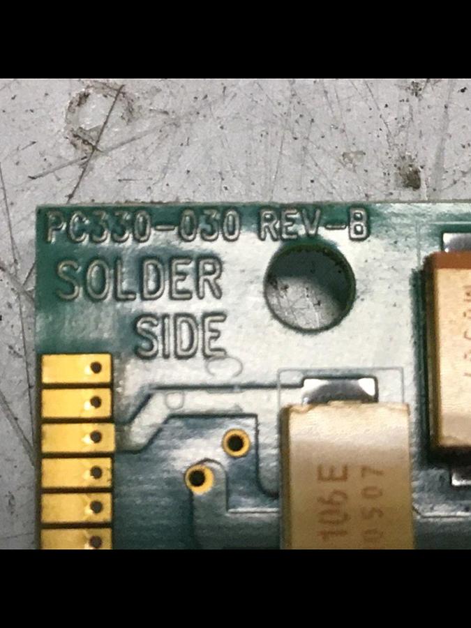 Used VAN DORN Sequencer Circuit Board PC330-029 330-029 #137152
