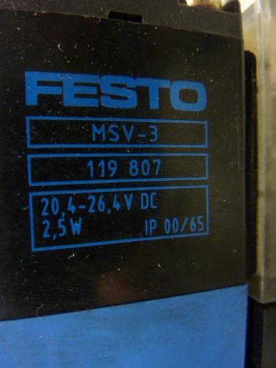 Used FESTO Control Block / Valve Terminal IFB8-02 #52777