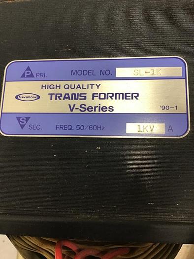 Used SWALLOW ELECTRIC CO. 1 kVA Transformer SL-1K #124938