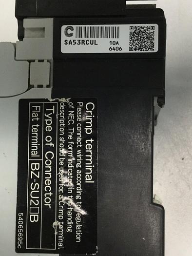 Used FUJI ELECTRIC 10 Amp Circuit Breaker SA53RCUL/10 #104495