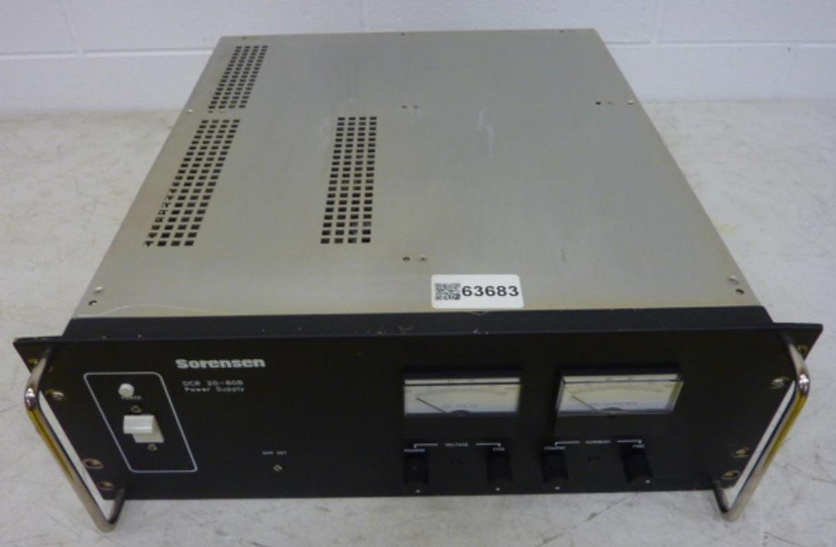 Used SORENSEN Power Supply DCR 20-80B2 USED