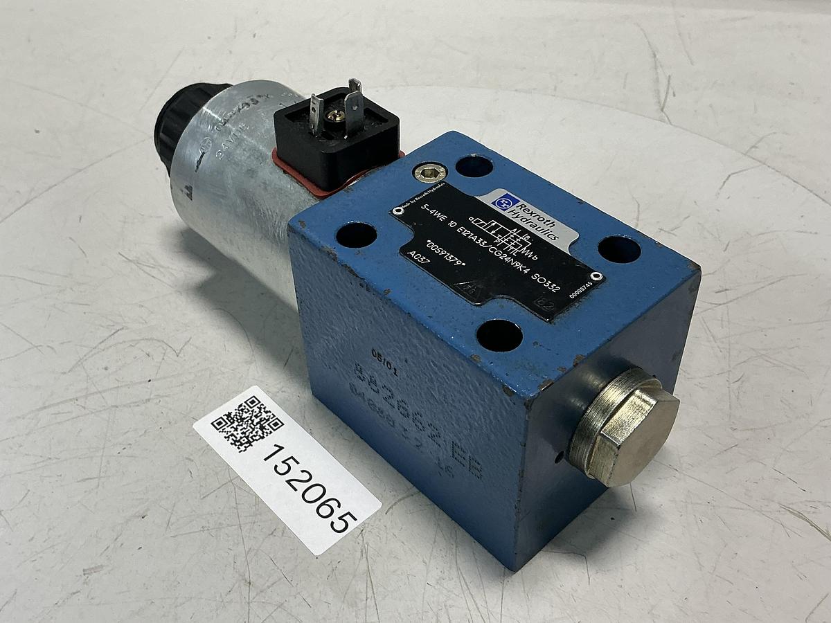 Used REXROTH 5-4WE 10 E121A33/CG24N9K4 SO332