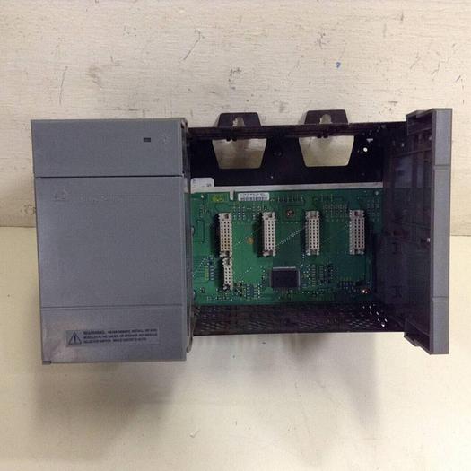 Used ALLEN BRADLEY Slot Rack & Power Supply 1746-P2 SER C / 1746-A4 SER A #55182