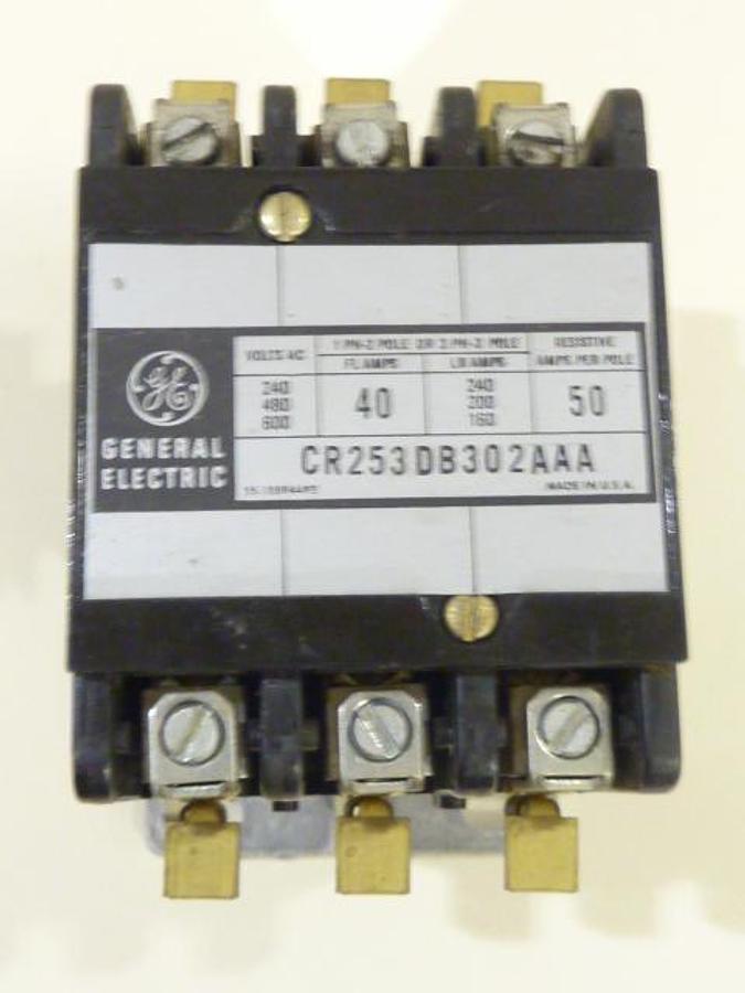 Used GENERAL ELECTRIC / GE Contactor CR253DB302AAA Used