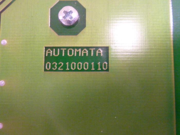 Used AUTOMATA Circuit Board 6000400211 #63187
