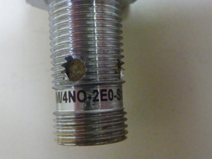 Used PEPPERL & FUCHS Inductive Switch Sensor 4NO-2E0-S12 #62641