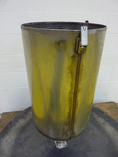 Used METAL FABRICATOR Stainless Steel Hopper HOPPER559 #59559