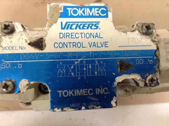 Used VICKERS Directional Control Valve DG4V36CMP7H750JA100 #71242