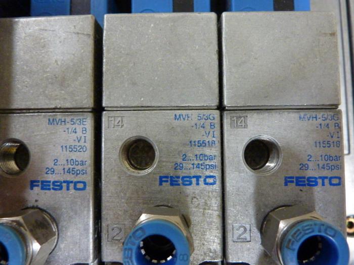 Used FESTO Control Block / Valve Terminal IFB8-02 #52776