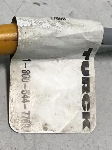 Used TURCK ELEKTRONIK Molded Connector Cable VBRS4.5-2RK 4.5T #128497