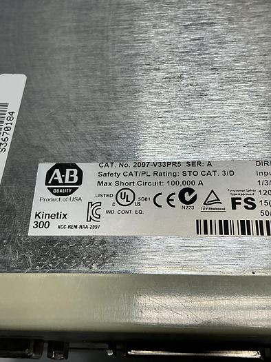 Used ALLEN BRADLEY 2097-V33PR5