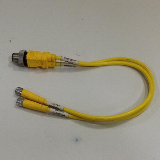 Used TURCK ELEKTRONIK Junction Cable VBRS 4.4-2PKG 3M-0.3/0.3 #79816