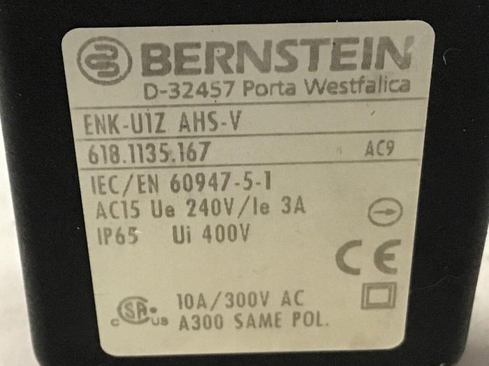 Used BERNSTEIN Limit Switch ENK-UV1Z AHS-V Used
