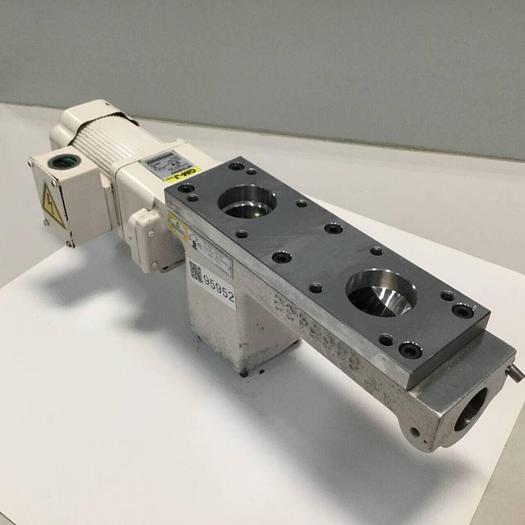 Used MITSUBISHI Geared Motor w/ Feed Throat Slide GM-JW USED