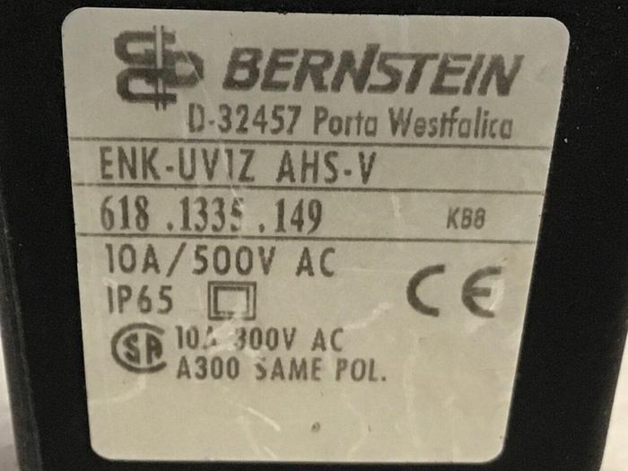 Used BERNSTEIN Limit Switch ENK-UV1Z AHS-V #121242