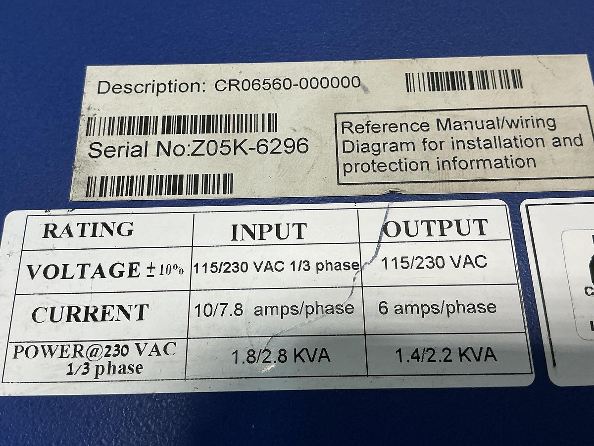 Used KOLLMORGEN CR06560