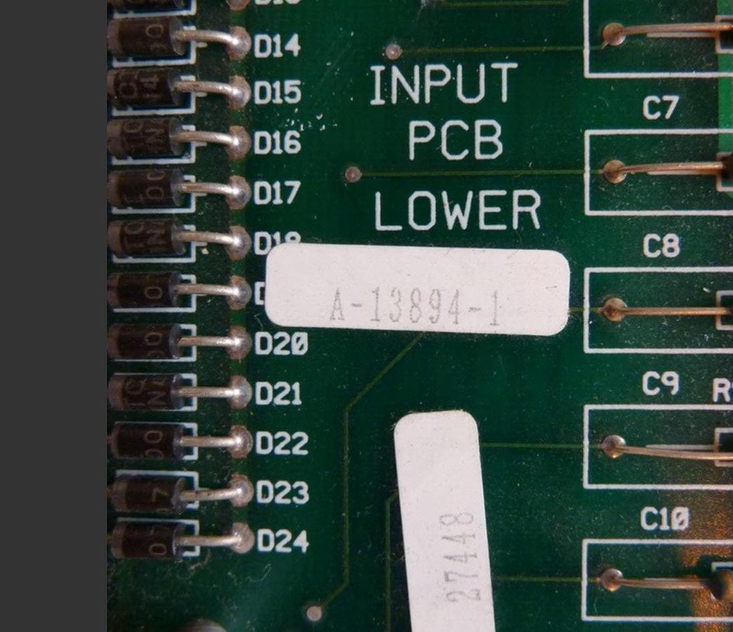 Used BARBER COLMAN Input PC Board Lower A-13894-1 USED