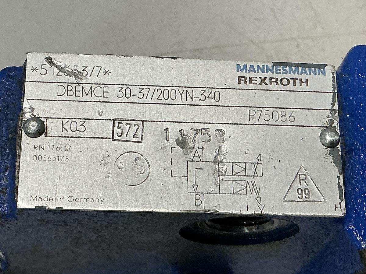 Used REXROTH DBEMCE 30-37/200YN-340
