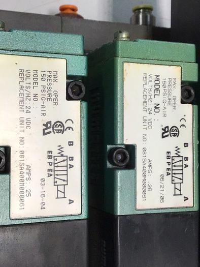 Used NUMATICS Control Block w/ Valves 081SS400M000061 #130805