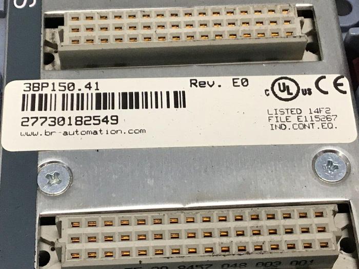Used BR AUTOMATION Module Bus 3BP150.41 #135787