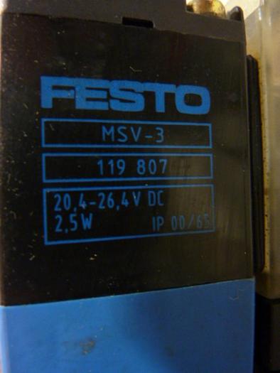 Used FESTO Control Block / Valve Terminal TN 18 859 #52769