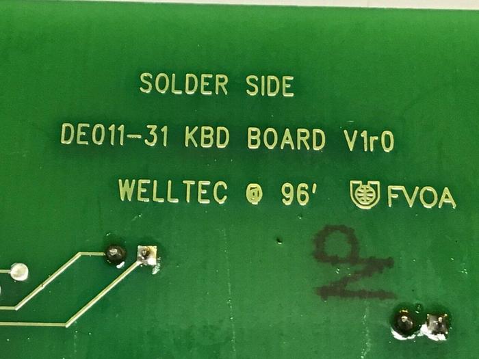 Used WELLTEC KBD Board DE011-31 #144979