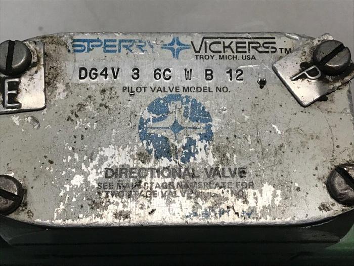Used SPERRY VICKERS Directional Valve Assembly DG4V36CWB12 Used