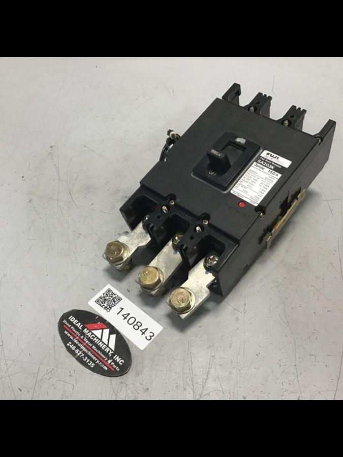 Used FUJI ELECTRIC 150 Amp Auto Breaker SA203K USED