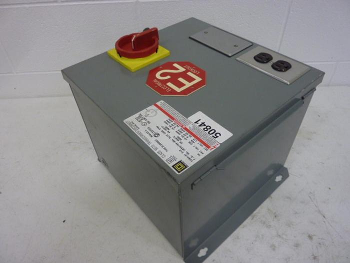 Used SQUARE D Transformer Disconnect 9070-SK3000G2 #50841