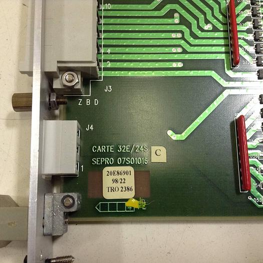 Used SEPRO ROBOTIQUE 07S01016 Circuit Board 20E86901 #82472