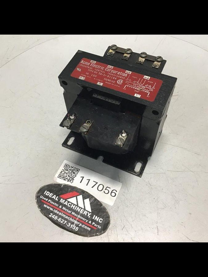 Used ACME ELECTRIC 150 VA Transformer TA-1-81144 #117056