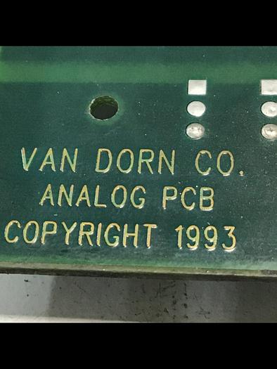 Used VAN DORN Analog Circuit Board 330025 PC330-025 Used