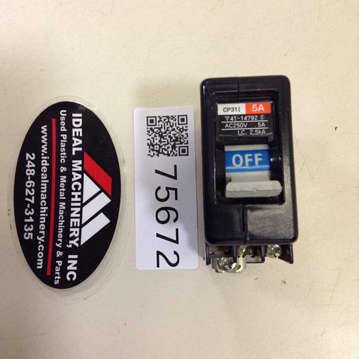 Used FUJI ELECTRIC Circuit Protector CP31I-5 #75672