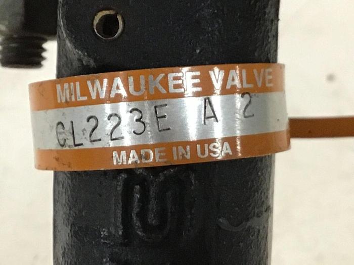 Used MILWAUKEE Butterfly Valve CL223EA2 #126043
