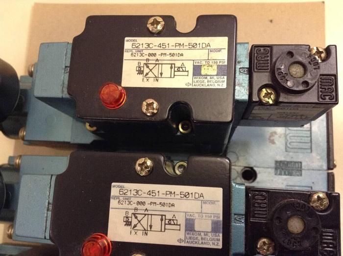 Used MAC Pneumatic Manifold Valve PR62A-11FA #70456