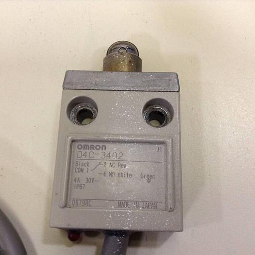 Used OMRON Limit Switch D4C-3402 #72347