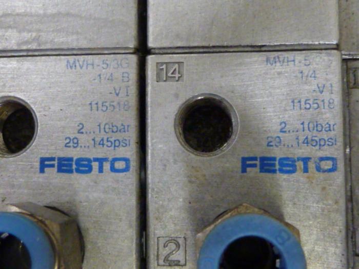 Used FESTO Control Block / Valve Terminal IFB8-02 #52872