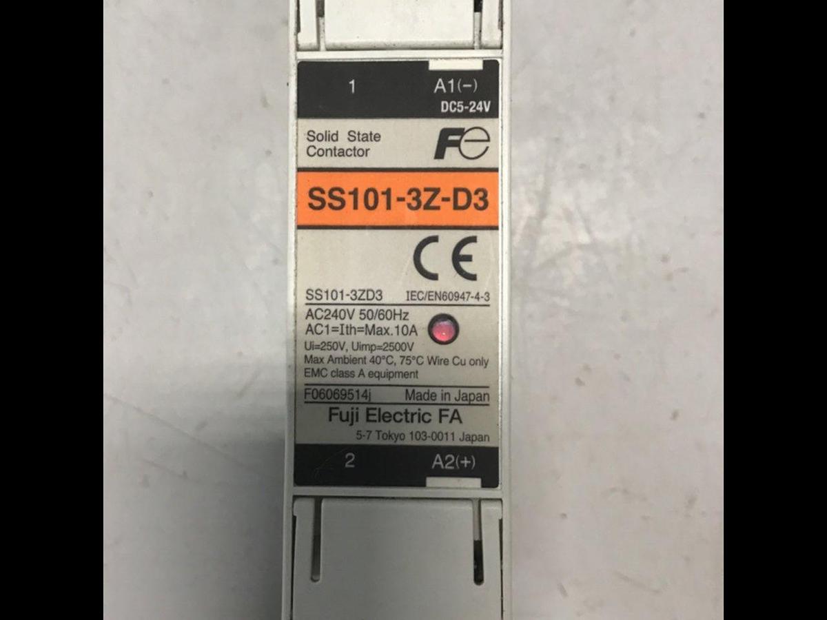 Used FUJI ELECTRIC Solid State Contactor SS101-3Z-D3 USED