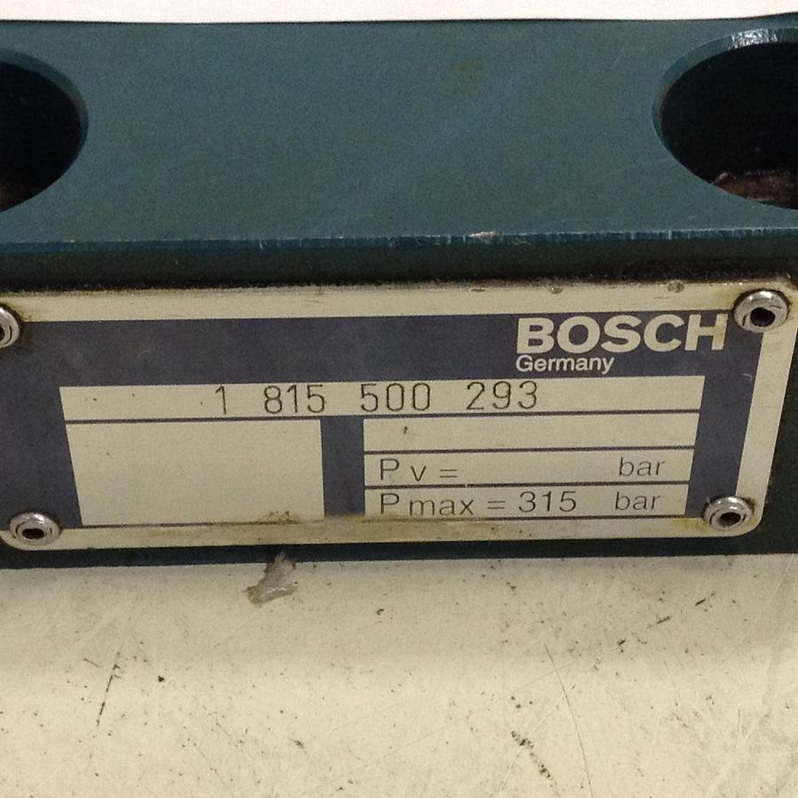 Used BOSCH Valve 1 815 500 293 USED