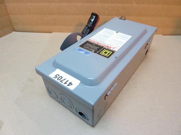 Used SQUARE D 30 Amp Safety Disconnect Switch H-361 #41705