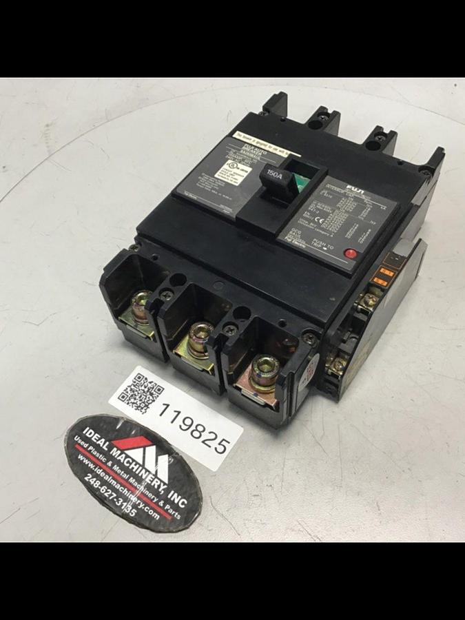Used FUJI ELECTRIC Circuit Breaker 150 Amp SA203BAUL150 Used