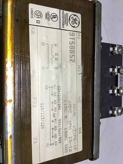 Used GENERAL ELECTRIC 1.0 kVA Transformer 9T58B52 #91124