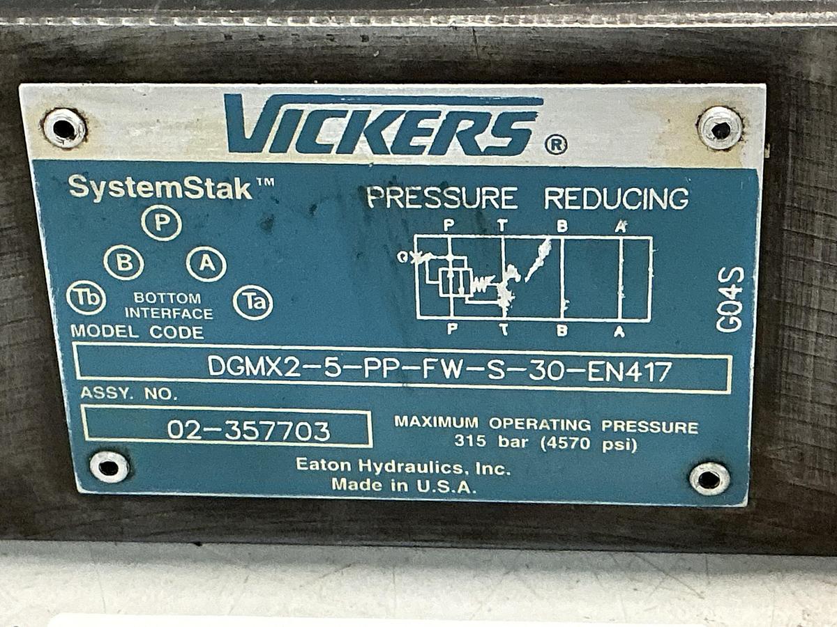 Used VICKERS DGMX2-5-PP-FW-S-30-EN417