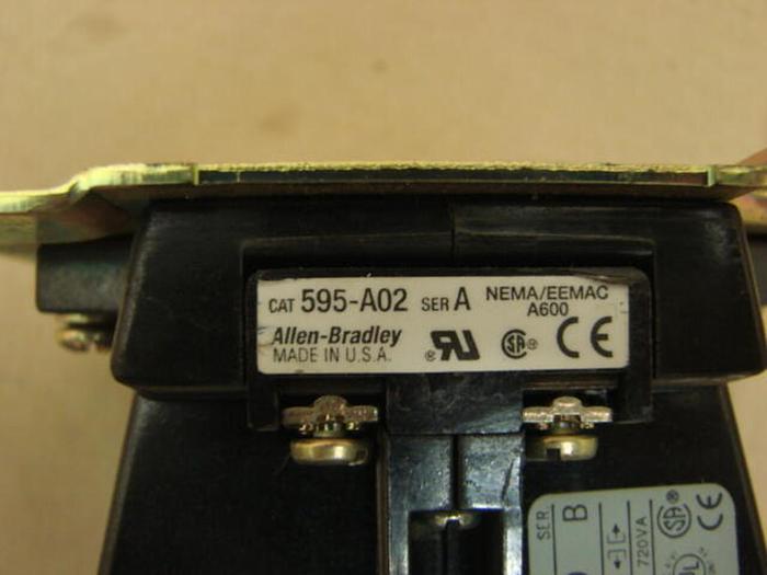 Used ALLEN BRADLEY Overload Relay 595-A02 SER B #13718